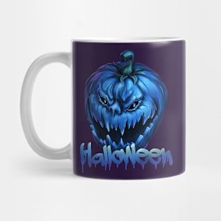 Blue pumpkin Mug